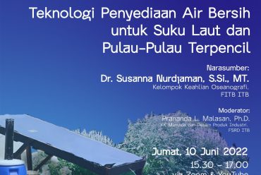 Karsa Loka Vol. 18 "Teknologi Penyediaan Air Bersih untuk Suku Laut dan Pulau-Pulau Terpencil”